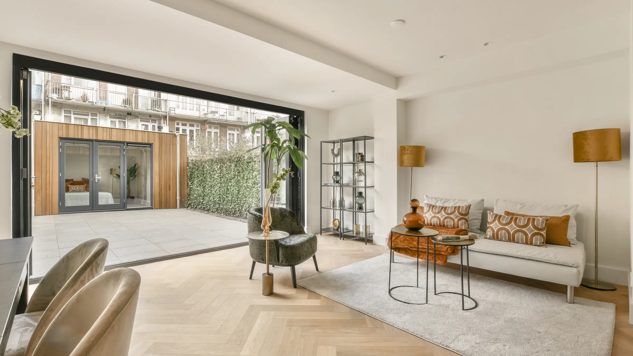 Contemporary family home exterior